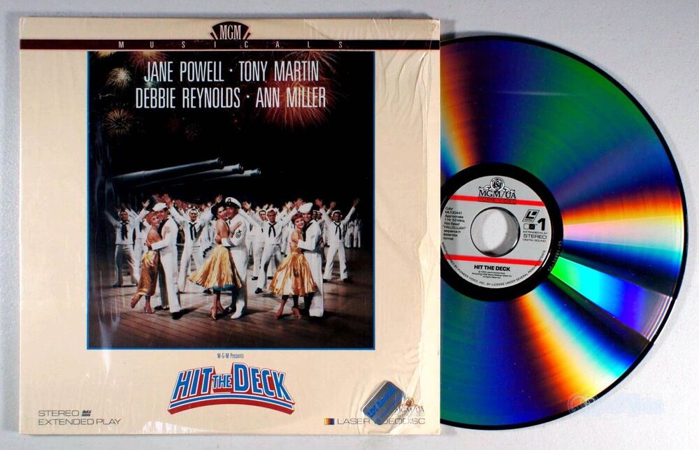 Hit the Deck (LaserDisc 1955/1989) • Musical, Debbie Reynolds, Jane Powell